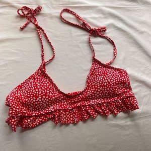 Polka Dot Shein Swim Top